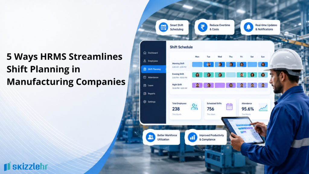 5 Ways HRMS Streamlines Shift Planning in Manufacturing Companies