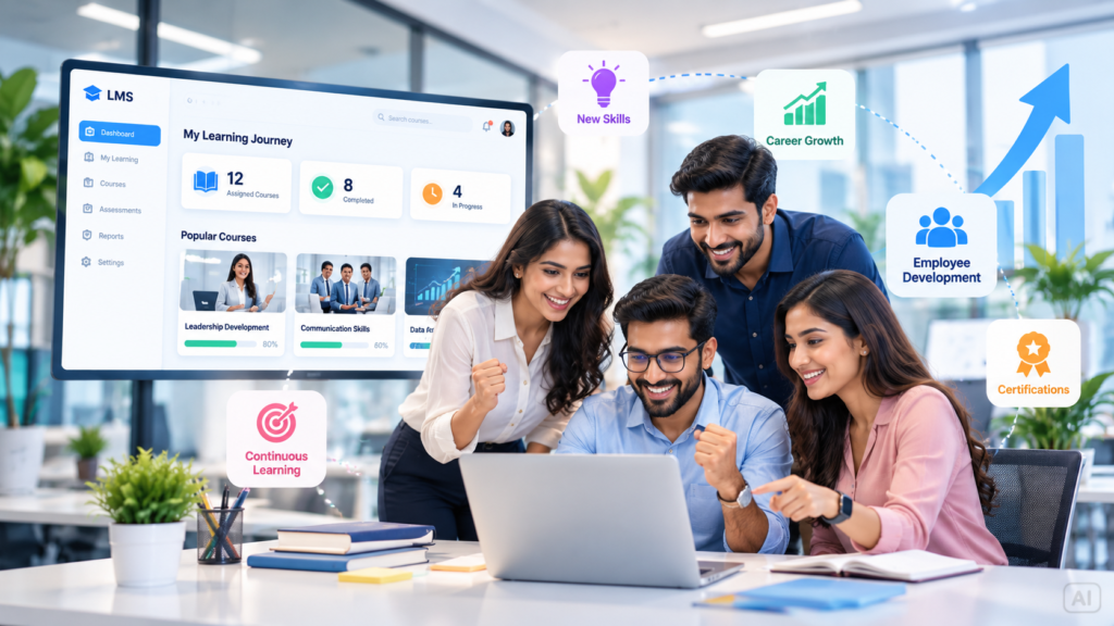 Collaborative LMS Career Growth Dashboard